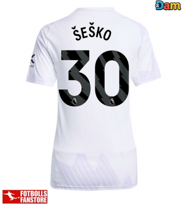 Manchester United Benjamin Sesko #30 Bortatröja Dam 2025-26 Kortärmad